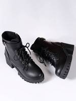 Bottes de combat à plateforme pour femmes, fermeture éclair latérale, talon original, imperméables, semelle crantée, collection automne, vente en gros