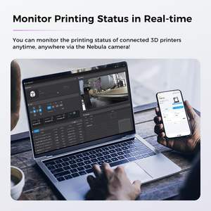 Creality Nebula <b>Camera</b> 1080p WiFi Remote Monitoring 3D <b>Printer</b> Accessory <b>with</b> 2.4" Screen Black - Product Image 4