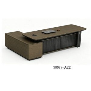 Escritorio Ejecutivo Moderno de Madera con Gabinete de Almacenamiento 38079-B36A, Muebles de Oficina Independientes - Product Image 6