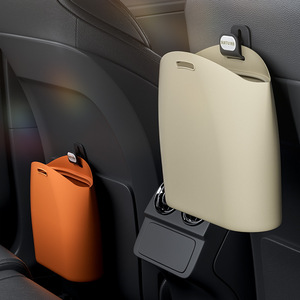 Bolsa de Basura para Auto, Contenedor de Basura Colgante de Silicona, Organizador Impermeable para Accesorios Interiores de Vehículos - Product Image 3
