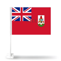 Drapeau de toit personnalisé pour voiture, motif Guam, en polyester, pour défilés, matchs sportifs et décorations de festivals nationaux – Vente en gros