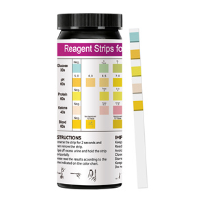 CE Approved Manual Urine Dipstick Test Kit URS-5 with 5 Parameters Plastic Urine Test Strips - Product Image 3
