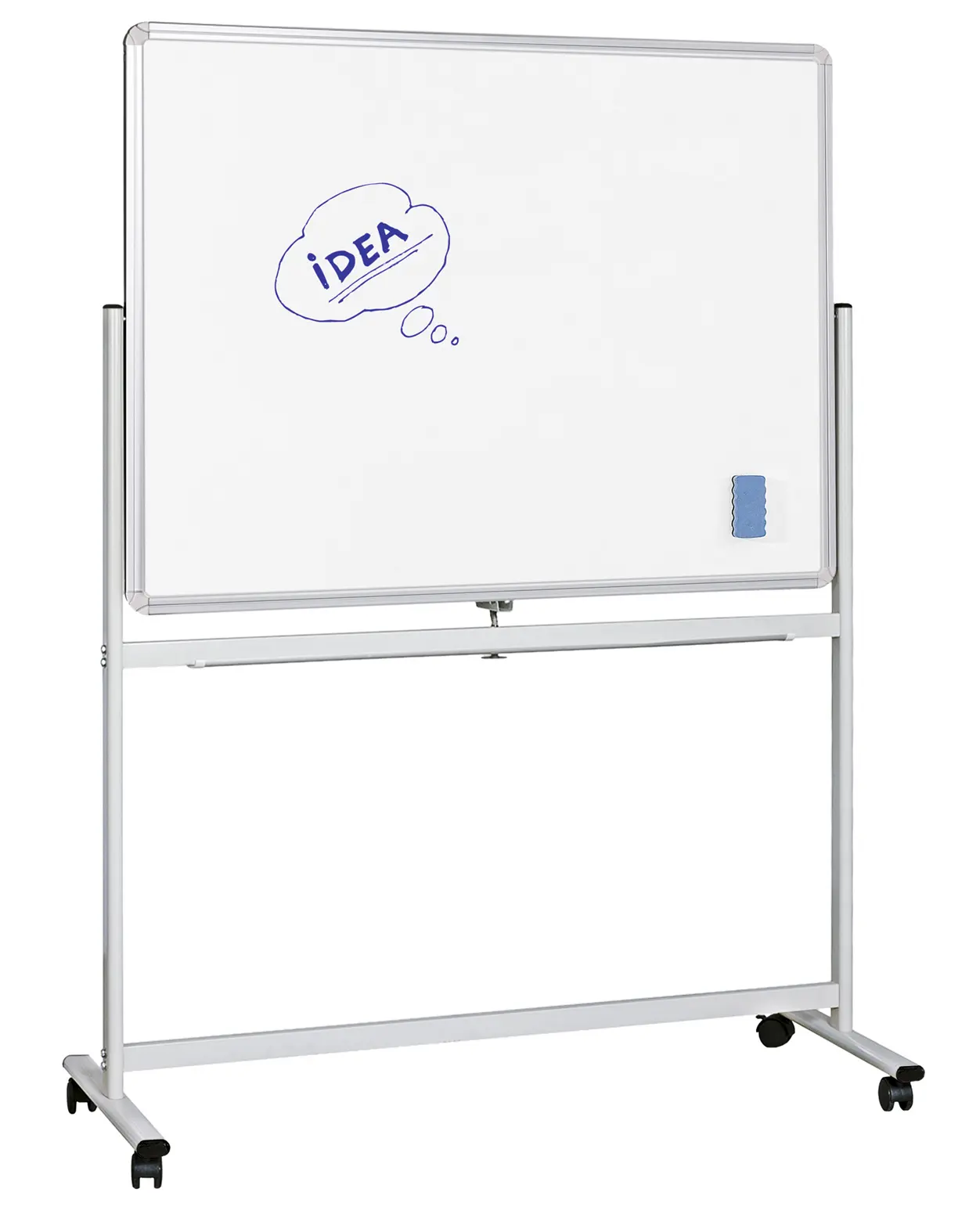 Movable Stand Whiteboard Rolling Wheels Made In China Factory Magnetic Dry Erase Double Sided Board Big Size With Markers