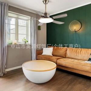 Ventilateur de plafond rétro de luxe français haute puissance pour chambre à coucher, usage domestique, salon, grand ventilateur de plafond de 60 pouces pour <span class=keywords><strong>restaurant</strong></span> commercial - Product Image 4