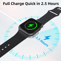 Pengisi daya Jam USB nirkabel magnetis grosir kabel pengisi daya nirkabel untuk jam tangan seri 1 2 3 4 5 6 7 8