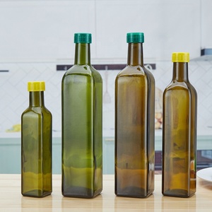 <span class=keywords><strong>Botella</strong></span> de aceite de cocina de 100ml-1000ml, ecológica, de vidrio, con tapa de rosca, <span class=keywords><strong>verde</strong></span> ámbar, serigrafiada, para aceite de oliva y aceite de nuez. - Product Image 5