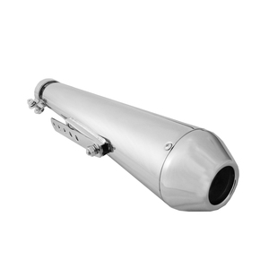 Tubo silenciador de escape Universal Retro Vintage para motocicleta, 440mm, 18 pulgadas, Material de hierro para Harley Davidson <span class=keywords><strong>Cafer</strong></span> Racer Bobber Chopper - Product Image 5