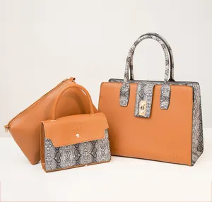 LIYA Wholesale Embroidery Leather Snake Skin Shoulder Handbags 2023 Bags For Women Sac a main Ladies Hand Bag