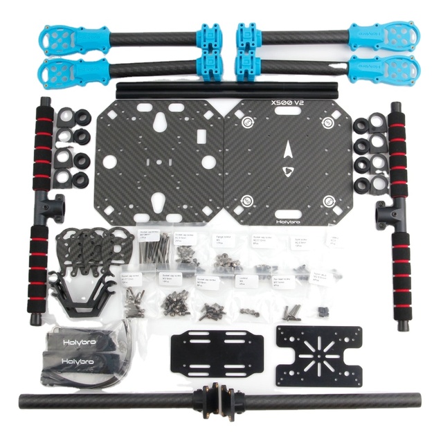 New Holybro X500 V2-PX4 Development Kit X500 V2 ARF Pixhawk 6C Flight Controller M8N GPS SiK Telemetry Radio RC   Quadcopter