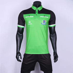 Hermosos Uniformes de Fútbol Europeos Rojos, Amarillos, Morados y Verdes, Conjunto de Uniformes para Equipo de Academia, Uniformes de Árbitro, Ropa de Fútbol de Alta Calidad - Product Image 1