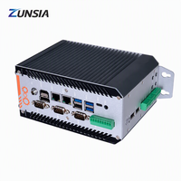 Mini PC Industrial sin Ventilador para IoT, con IA, Computación de Borde, 1360P, 1365U, 2 LAN, 4 COM, 8 GPIO, Montaje en Riel DIN, Amplio Rango de Temperatura, X86