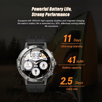 Reloj Inteligente GBE S81 de 1.39'' con GPS para Llamadas, Linterna LED, Monitor de Ritmo Cardíaco, Podómetro, Resistente al Agua IP68, Pantalla TFT de Silicona