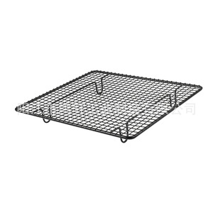 Grille de refroidissement pour gâteaux 26x23x3.4cm, outils de cuisson carrés en fer, résistants au four et au lave-vaisselle - Product Image 1