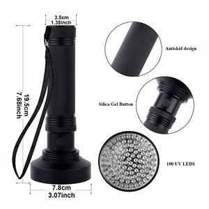 21 51 100 LED 395nm viola luce nera torcia a raggi ultravioletti portatile UV LED Scorpion torcia UV torcia a LED - Product Image 4