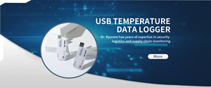 Einweg-Temperaturdatenlogger für Kühlketten, 1 Jahr IP67-Schutz, USB-Thermografie-Testgerät (60/90/120 - Product Image 3