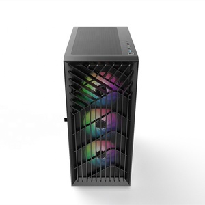 JNP Boîtier d'ordinateur de bureau Atx en verre trempé personnalisé d'usine Boîtier de jeu Mid Tower OEM Ventilateur de refroidissement pour refroidisseur de <span class=keywords><strong>PC</strong></span> - Product Image 3