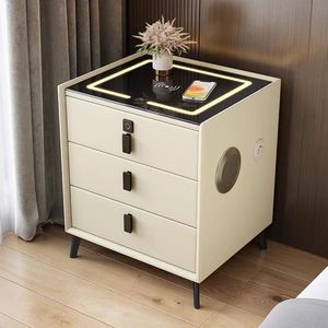 Meubles <span class=keywords><strong>de</strong></span> maison haut <span class=keywords><strong>de</strong></span> gamme avec éclairage LED pour <span class=keywords><strong>table</strong></span> <span class=keywords><strong>de</strong></span> <span class=keywords><strong>chevet</strong></span> intelligente et recharge sans fil pour compagnon <span class=keywords><strong>de</strong></span> lit intelligent. - Product Image 2