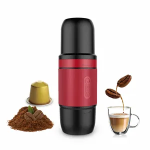 Taşınabilir kahve kapsülleri Pod makinesi tek hizmet küçük kahve makinesi makinesi seyahat için