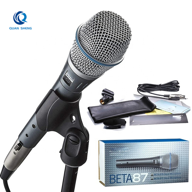 Beta87A Professional Voice Karaoke Microphone Supercardioid Condenser Micro Studio Recording Microphone Beta87