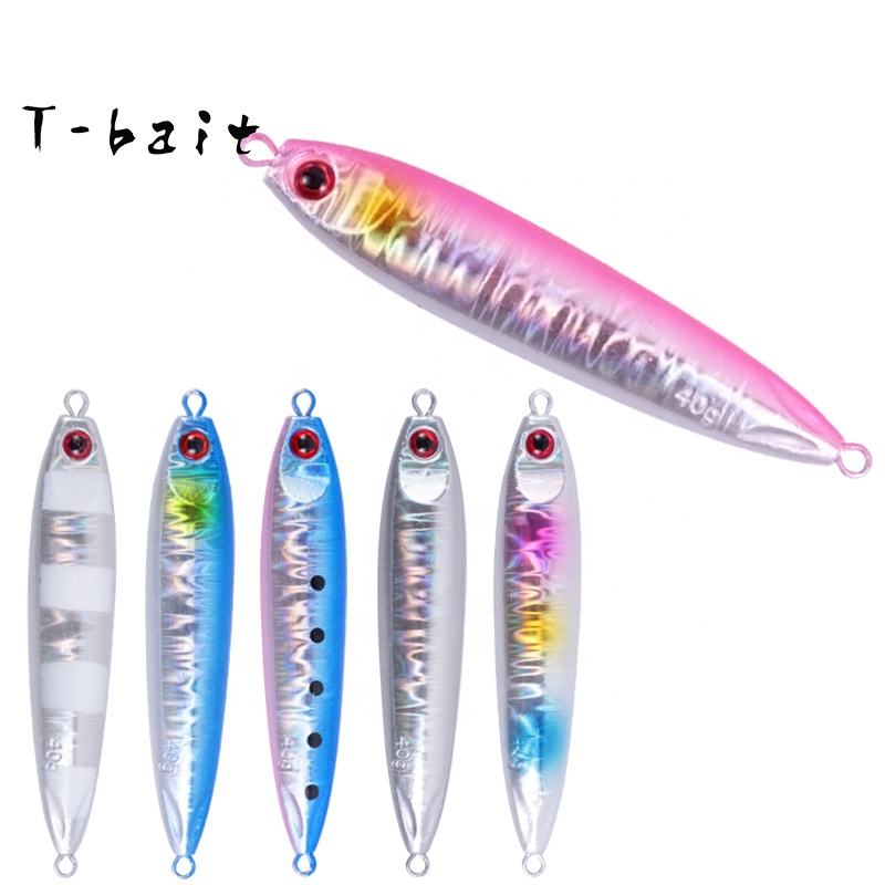 Wholesale 10g-100g Jig Sea Fishing Shore Casting Metal Jig Lure