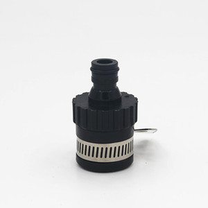 Raccord universel Han Dabang à barbillon en caoutchouc pour tuyau d'arrosage, connexion rapide pour robinet avec fonction anti-déconnexion - Product Image 1