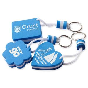 Christmas Promotional <b>Gift</b> EVA Foam Floating Heart-Shaped Carabiner Keychain - Product Image 5