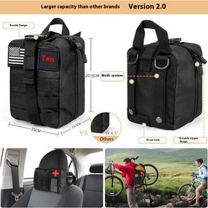 Botiquín de Primeros Auxilios Impermeable IFAK, Bolsa Molle para Suministros Médicos de Emergencia para Campismo al Aire Libre, Venta al Por Mayor - Product Image 5