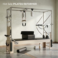 Équipement de yoga et de Pilates multifonctionnel en chêne durable avec logo personnalisé pour l'entraînement physique et la remise en forme, machine de Pilates Cadillac
