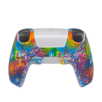 En stock Coque de protection en silicone de couleur vive Antidérapante Housse en caoutchouc pour manette sans fil PS5