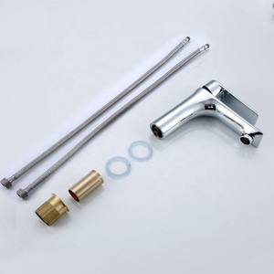 Robinet de lavabo thermostatique bon marché pour lavabo de salle de bain mitigeur en laiton monté sur le pont avec noyau de vanne en céramique pour hôtels - Product Image 4