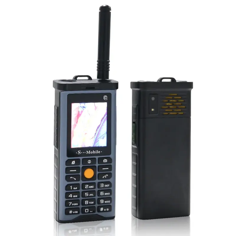 Lange Standby Mobiele Telefoon Voor Robuuste Buitenlucht Antenne Goed Signaal 4 Vier Sim 3 Box Speaker Luid Geluid Ebook Whatsapp Zaklamp