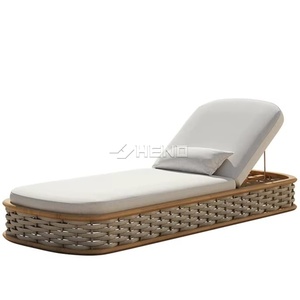 Chaises longues d'extérieur <span class=keywords><strong>en</strong></span> aluminium pour piscine, mobilier de jardin <span class=keywords><strong>en</strong></span> métal, <span class=keywords><strong>chaise</strong></span> longue <span class=keywords><strong>en</strong></span> corde, lit de repos de luxe, mobilier de patio, <span class=keywords><strong>transat</strong></span> - Product Image 4