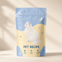 Pochette imprimée pour friandises d'entraînement canin, pour marques d'aliments pour animaux, sac refermable à fond plat, fraîcheur garantie, pack d'approvisionnement USA