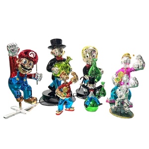 <span class=keywords><strong>Nueva</strong></span> llegada 40cm 65cm <span class=keywords><strong>Mario</strong></span> <span class=keywords><strong>Bros</strong></span> estatua resina dibujos animados cromo Monopoly escultura - Product Image 2