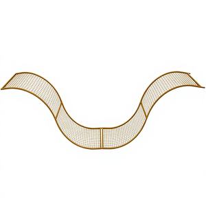 SMOOTH Stainless Steel Geometric <b>Rectangular</b> Wedding Backdrop Gold/Silver <b>Mirror</b> Design for Outdoor Wedding Party Decoration - Product Image 1