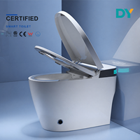 Toilette intelligente avec commande vocale, couvercle automatique anti-éclaboussures, capteur de pied pour chasse d'eau, siège chauffant – Fournisseurs en gros