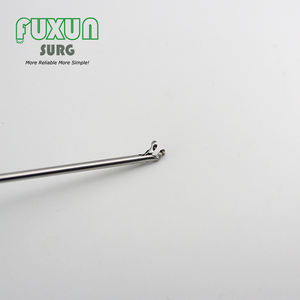 Instruments d'endoscopie de la colonne vertébrale pour discectomie interlaminaire par pulsion uniportale, forceps de préhension dentelés flexibles, manuel, CE - Product Image 5