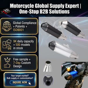 Tubo de Escape Universal para Motocicleta, Acero Inoxidable, FMF, Sección de Cola Larga, Escape FMF, Compatible con KAWASAKI-KLX230, KTM-ZXC, SWM-SM500 - Product Image 1