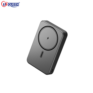 Custom PD22.5W Portable Magnetic Ultra Slim Aluminum Alloy Li-Polymer Power Bank 5000mAh/10000mAh Wireless Charger Fast - Product Image 1