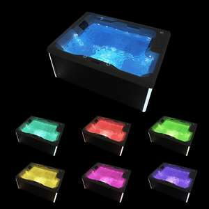 Jacuzzi Exterior para 3 Personas en Venta a Precio Económico, Gazebo de Jardín, Bañera de Hidromasaje de Acrílico de Lujo con Jet y Desagüe - Product Image 6