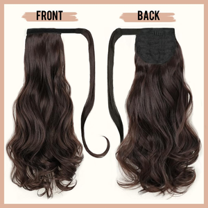 Extensión <span class=keywords><strong>de</strong></span> Cola <span class=keywords><strong>de</strong></span> Caballo con Clip, Estilo Balayage Ombre, con Base <span class=keywords><strong>de</strong></span> Encaje y Ondas Suaves, para Mujer - Product Image 3