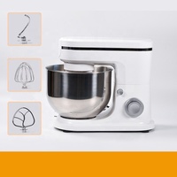 Batteur Électrique de Cuisine Professionnel sur Pied 6L/8L, Robot Pâtissier Mélangeur à Pâte Fouet Électrique Agitateur