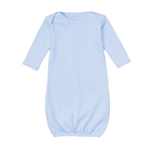 Custom Monogram <strong>Gown</strong> Infant Baby Coming Home Outfit 100% Cotton Baby Boy Shower Gift Cotton Baby Sleeping <strong>Gown</strong> - Product Image 5