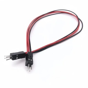 5 Peças de Fios Terminais de Conexão Eletrônica de Dupla Fileira 2.54mm com Isolamento de Borracha 2*2/3/4/5/6/7/8/10P, 25cm, para Máquinas - Product Image 1