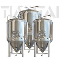 Équipement de brassage de bière en acier inoxydable opaque de 3500 L à haute productivité avec pompe et cuve sous pression pour la bière traditionnelle africaine