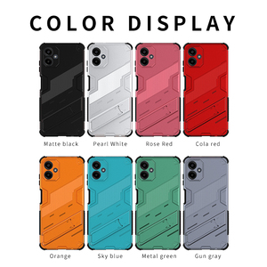 เคสโทรศัพท์กันกระแทกยอดนิยมปี 2026 วัสดุ TPU+PC ป้องกันอย่างแข็งแรง ฝาหลังพร้อมขาตั้งอเนกประสงค์สำหรับ <span class=keywords><strong>Samsung</strong></span> A06 - Product Image 2