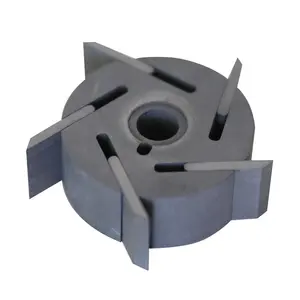Custom high density anti-oxidation high temperature resistance carbon graphite rotor for industry