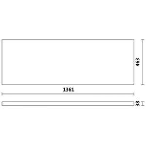 BETA - 045000113 Plan de travail en bois multi-plis 1360x463mm pour combinaison d'équipements d'atelier C45PRO WORKSHOP STORAGE - Product Image 2