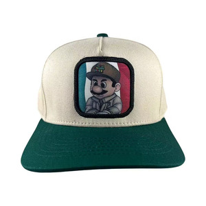Gorra de Camionero JGL de México de Alta Calidad Gorra de Béisbol Personalizada de 5 Paneles Logo de <span class=keywords><strong>Chapo</strong></span> Bros Parche Bordado Enfrente - Product Image 1
