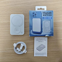 Chargeur portable sans fil 3 en 1 15W charge rapide Banque d'énergie magnétique 5000mAh pour Iphones 12 13 Pods